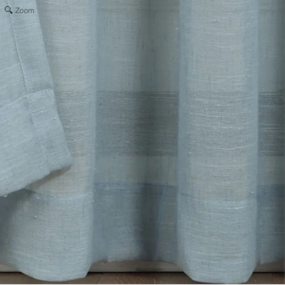 One Panel - Akari Dusty Blue Sheer Grommet Window Panel 84in.